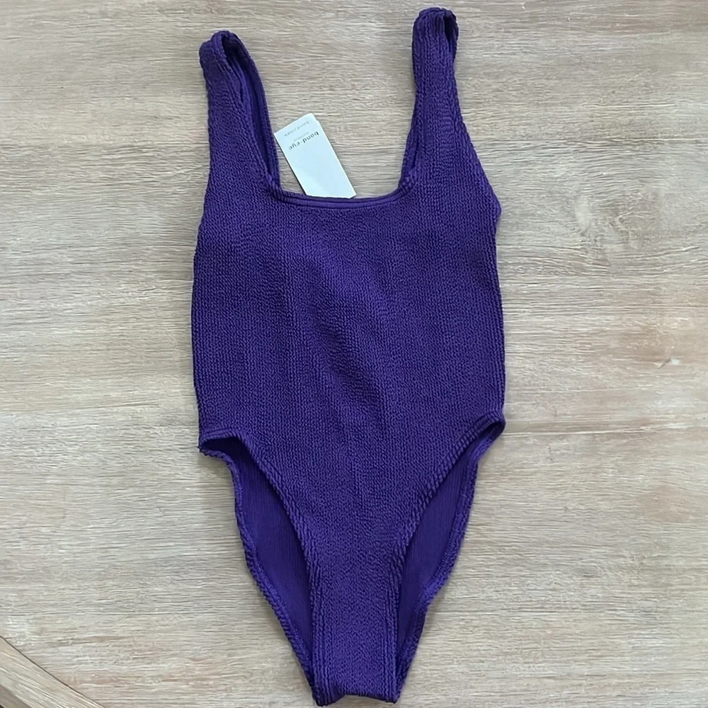 Bond-Eye Madison One Piece Swimsuit Dahlia Shimmer One Size - Picture 4 of 9